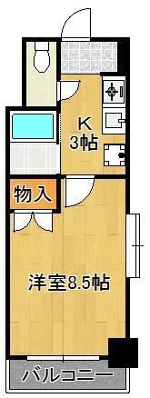アリビオ折尾の間取り画像