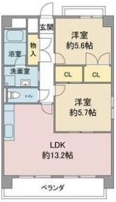 レージュ長久手の間取り画像