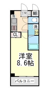 フローレンス魚崎北町の間取り画像