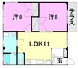 サザン南江戸の間取り画像