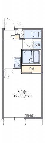 レオパレスあすなろ 2号の間取り画像