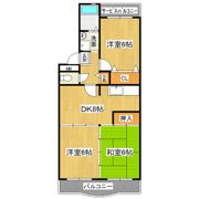 グランディールよしはらの間取り画像
