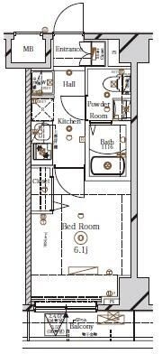 ラフィスタ川崎Ⅲの間取り画像