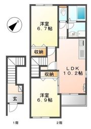 スターテラス三方原の間取り画像