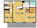 Polonia Matsubara A棟の間取り画像