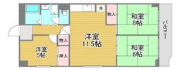 杉谷パークマンションの間取り画像