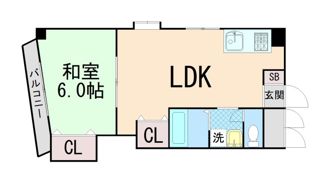 グランディア六甲将軍通りの間取り画像