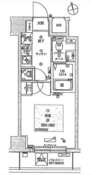フェルクルール品川南の間取り画像