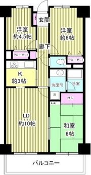 クレストヒル中野木の間取り画像