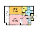 エストレイラ飯塚の間取り画像