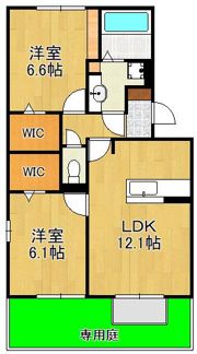 トレス下富野の間取り画像