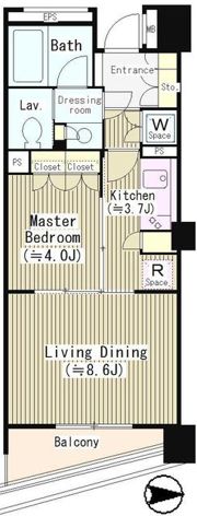 パークリュクス三宿の間取り画像
