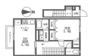 カーサ フォレスタの間取り画像