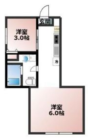 ベルビュー西谷の間取り画像