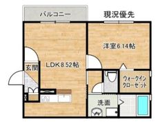 フレンシアの間取り画像