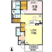サンライズヤマダ B棟の間取り画像