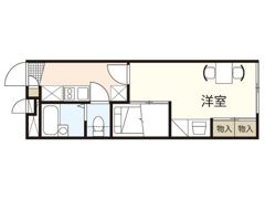 レオパレスグローリーMHKYの間取り画像