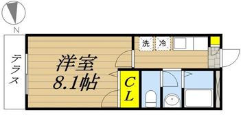 ジュネス下落合の間取り画像