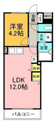 ベルハウス上大岡の間取り画像