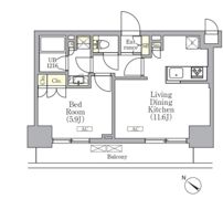 ORSUS三ノ輪の間取り画像