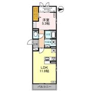 ルミナス南田町の間取り画像