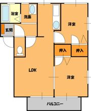 グリーンコートの間取り画像