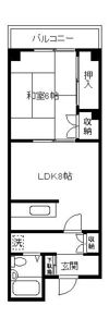 武蔵野第2パークマンションの間取り画像