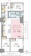 Brillia ist 東雲キャナルコートの間取り画像