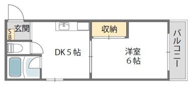 ニュー豊里の間取り画像