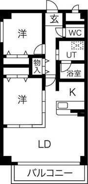 ロフティ上野の間取り画像