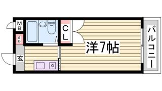 メゾンド・六甲パート5の間取り画像