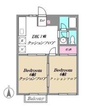コート城山の間取り画像