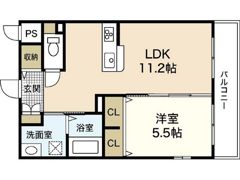 ROSSO庚午の間取り画像