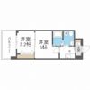 セレニテ江坂ルフレの間取り画像