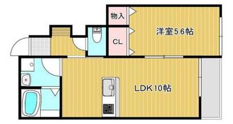アイタウン庭瀬A棟の間取り画像