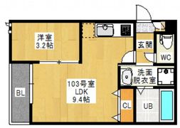Grandtic R.I青崎の間取り画像