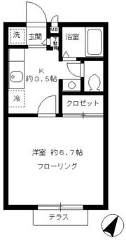グリーンハイム（東が丘）の間取り画像