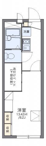 レオパレス緑町の間取り画像