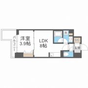 クロスレジデンス阿波座（旧名称：ｱｰﾊﾞﾈｯｸｽ阿波座駅前）の間取り画像