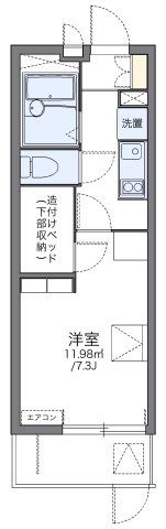 レオパレス安住の間取り画像