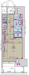 プレサンス九条グランデリーヴの間取り画像