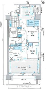 ライオンズ青砥レジデンスの間取り画像