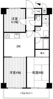 サンピア杉田の間取り画像