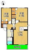 ヴェルドミールK A棟の間取り画像