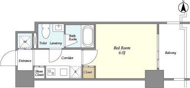 プラシア北千住の間取り画像