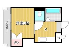 ユタカコート天神の間取り画像