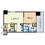 アーバンローズ薬院の間取り画像