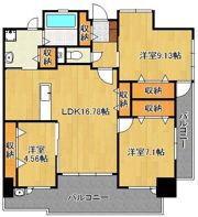 LEGEND111の間取り画像