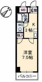 ファミーユ對重の間取り画像