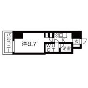 ミュプレ江坂の間取り画像